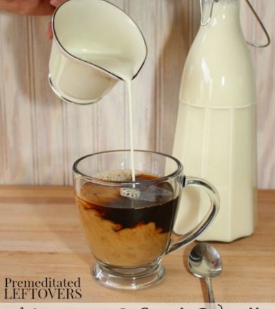 Homemade French Vanilla Coffee Creamer Recipe