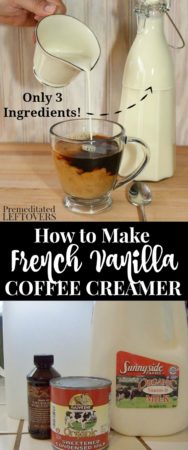 how to make french vanilla coffee creamer - recipe and tips