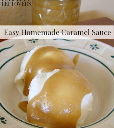 Easy Homemade Caramel Sauce - Easy caramel sauce recipe made without corn syrup