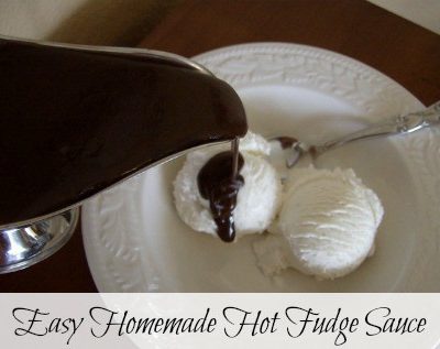 Easy Homemade Hot Fudge Sauce Recipe- You can make this quick and easy hot fudge sauce recipe with just a few ingredients from your pantry.