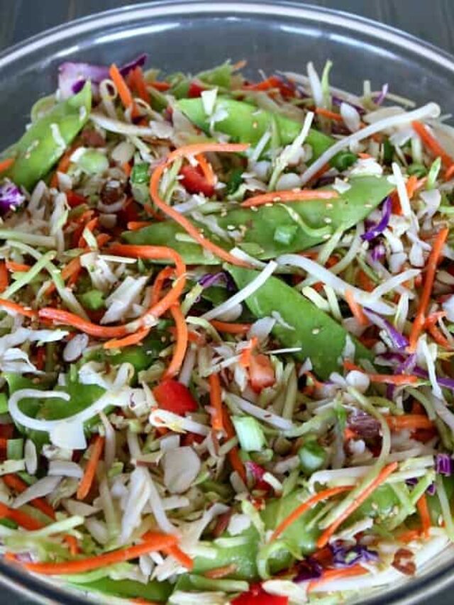 Easy Asian Coleslaw Story