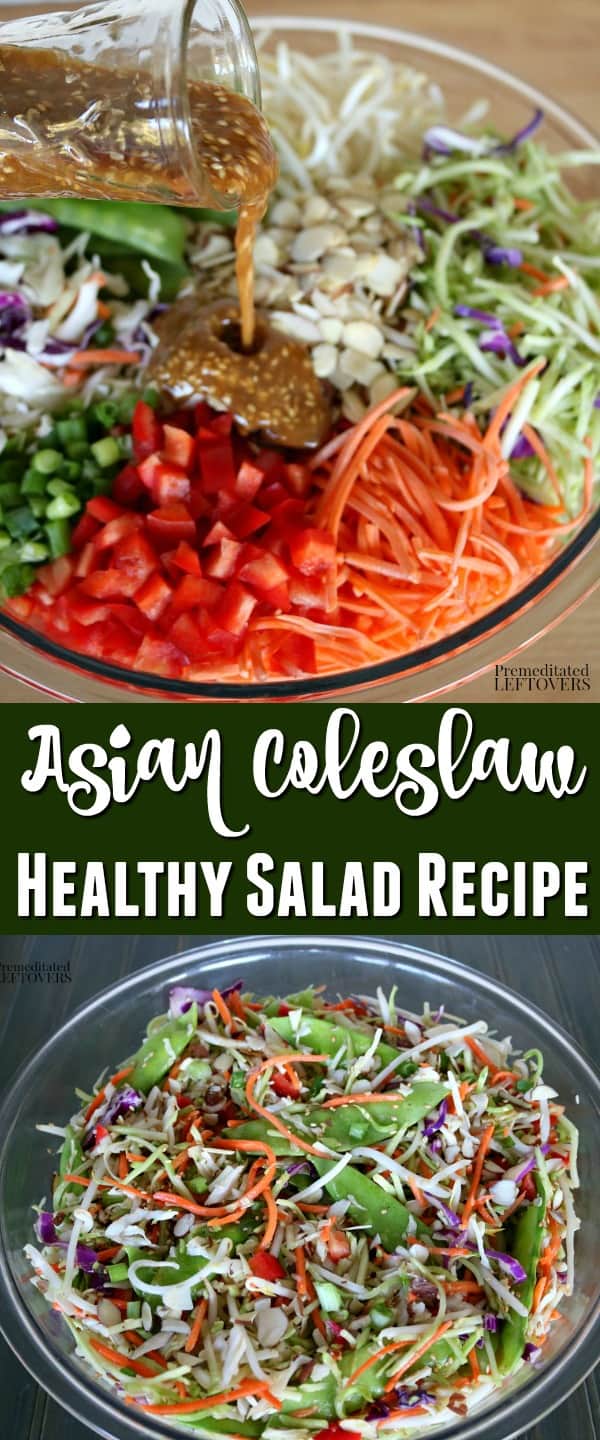 Asian Coleslaw Recipe with Homemade Asian Slaw Dressing