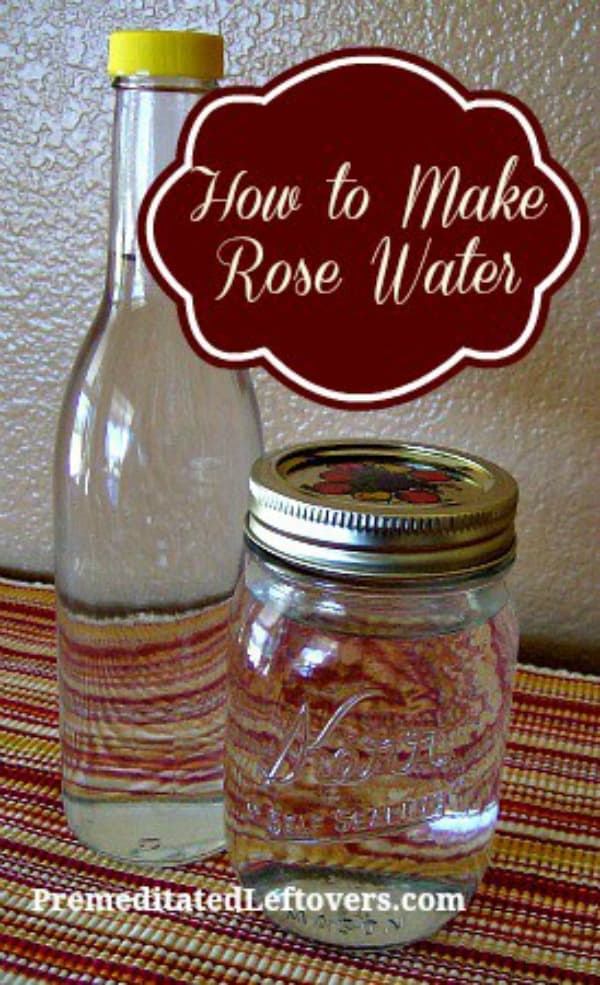 how to make rose water