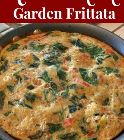 Mediterranean Garden Frittata - Quick and Easy Vegetable Frittata Recipe