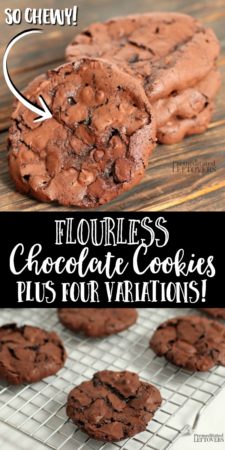 Easy flourless chocolate cookie recipe
