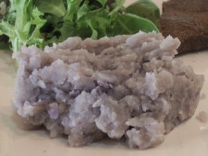 Purple Mashed Potatoes are made with blue or purple potatoes