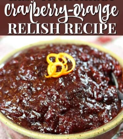 homemade cranberry-orange sauce recipe