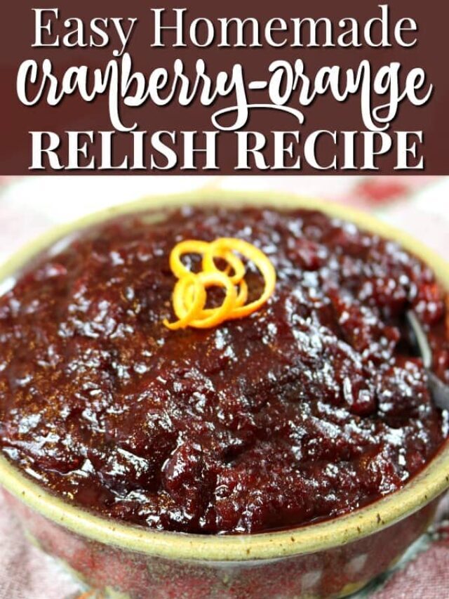 Cranberry Orange Sauce – Story