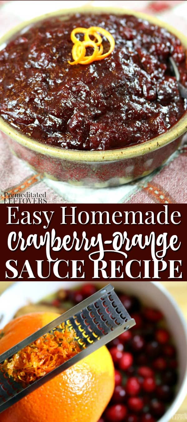 Cranberry-Orange Sauce Recipe - Easy homemade cranberry relish!