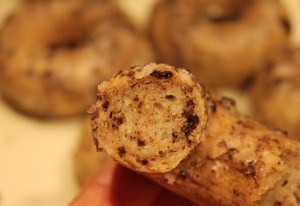 Gluten Free Cookies and Cream Doughnuts with Cookies and Cream Glaze 