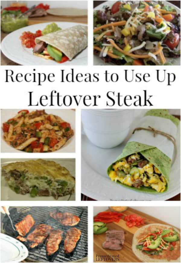 Leftover Steak Recipes - 10 recipes ideas to use up leftover steak