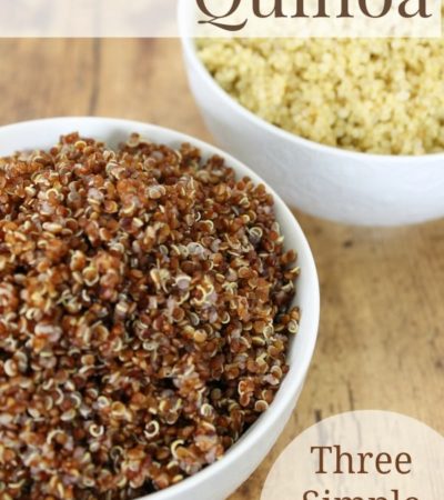 How to Cook Quinoa - 3 methods for cooking quinoa