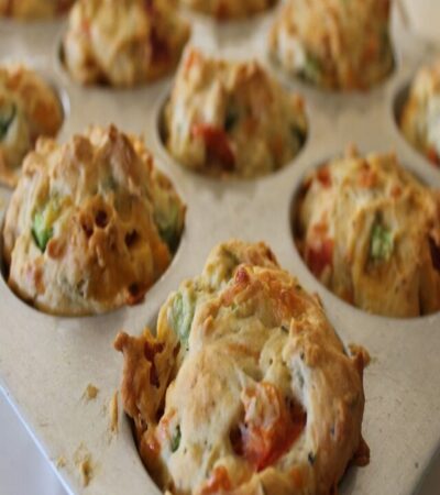 savory pizza muffins - #glutenfree and #dairyfree recipe