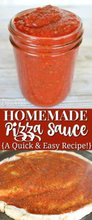 Learn how to make homemade pizza sauce from tomato sauce.