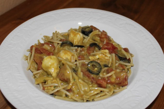 Avocado Pasta with Chicken