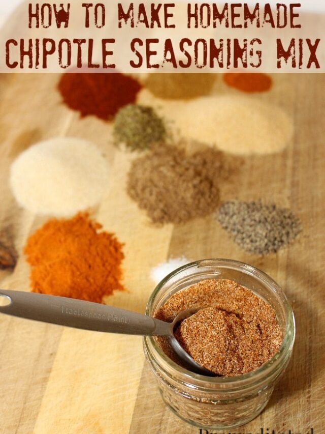 How to Make Zesty Chipotle Seasoning Mix Story