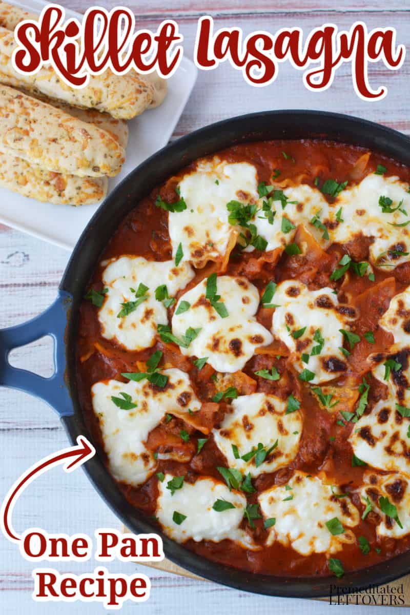 easy one-pot skillet lasagna recipe