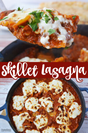 how to make the best skillet lasagna using one pot