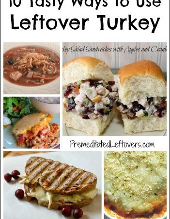 10 Delicious Leftover Turkey Recipes for using up your Thanksgiving leftovers. You can use leftover turkey within days of Thanksgiving or freeze it to use in future recipes.