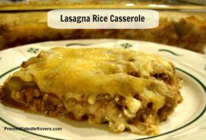use up leftover rice and spaghetti sauce in this casserole recipe