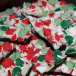 Double Chocolate Mint Christmas Bark Candy Recipe