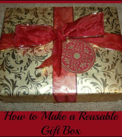 How to Make a Reusable Gift Box with Wrapping Paper