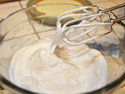Use superfine sugar when you make a Meringue Pie Topping with this Recipe and Tutorial 