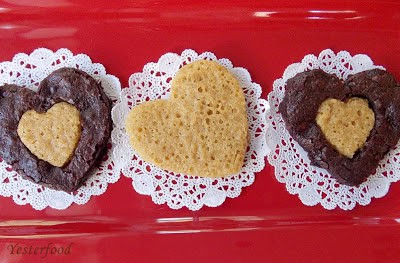Brownies love Blondies Valentine's Day treats