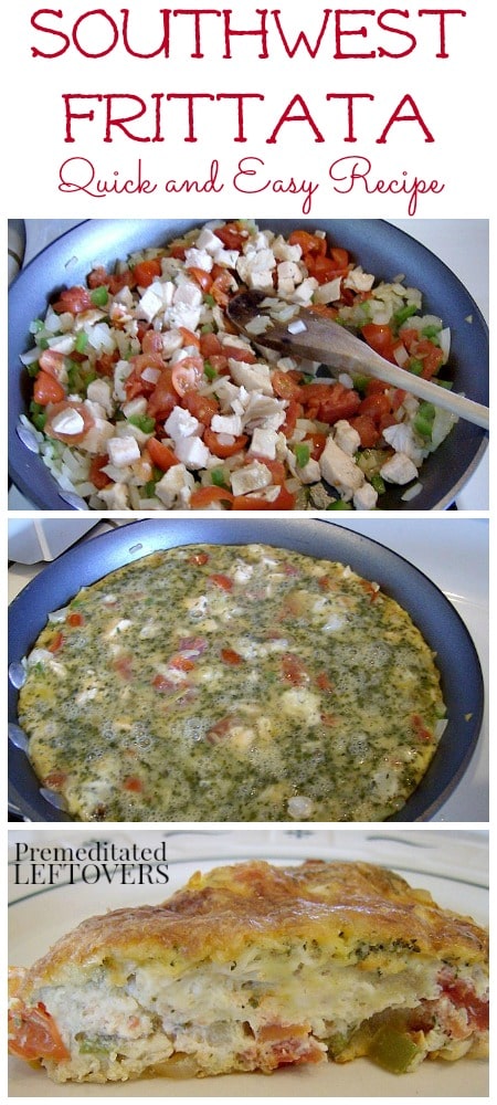 Southwest Frittata with Chicken