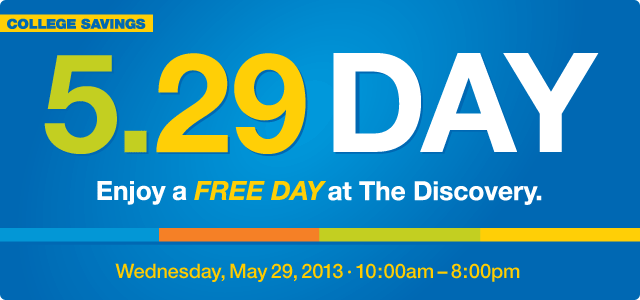 Free entrance to the Discovery Museum May 29 upromise529day