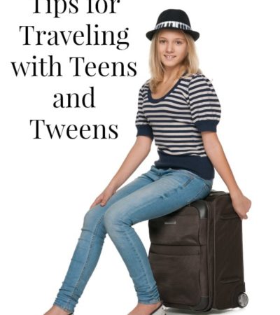 Traveling with Teens and Tweens: tips for making the most of your family time on vacation while traveling with pre-teens and teenagers.