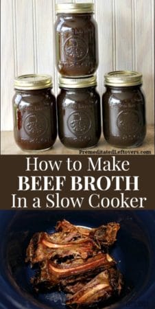How to make beef broth in a slow cooker - beef bone broth recipe and tips