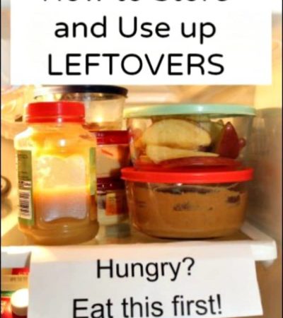 How to store and use up leftovers - tips to prevent food waste