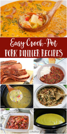 easy crock pot pork recipes for set and forget slow cooker dinners