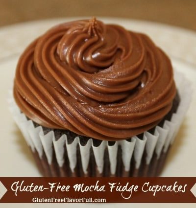Gluten-Free Mocha Fudge Cupcake Recipe
