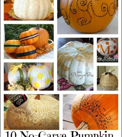 10 No-Carve Pumpkin Decorating Ideas