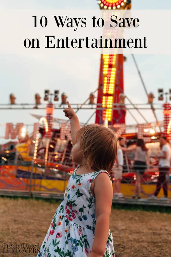 Little girl at amusement park