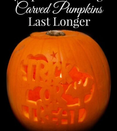 7 Tips for Making Carved Pumpkins Last Longer