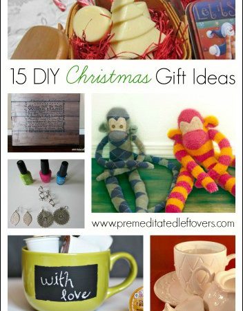 15 DIY Christmas Gift Ideas- Show your recipient how special they are with a hand-made gift. These homemade Christmas gift ideas will surely inspire you!