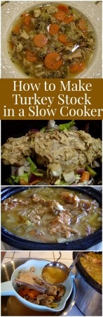 How to Make Turkey Stock in a Crock Pot. Then use that broth to make fast and easy recipes using turkey leftovers.