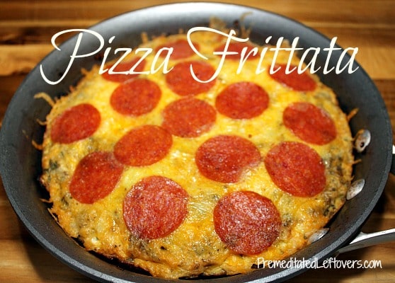 Pizza Frittata Recipe - fast and easy kid friendly dinner