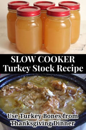 slow cooker turkey stock recipe