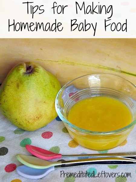 How to Get Started Making Homemade Baby Food - tips for when to introduce baby food, how to cook baby food, and how to freeze and store homemade baby food.