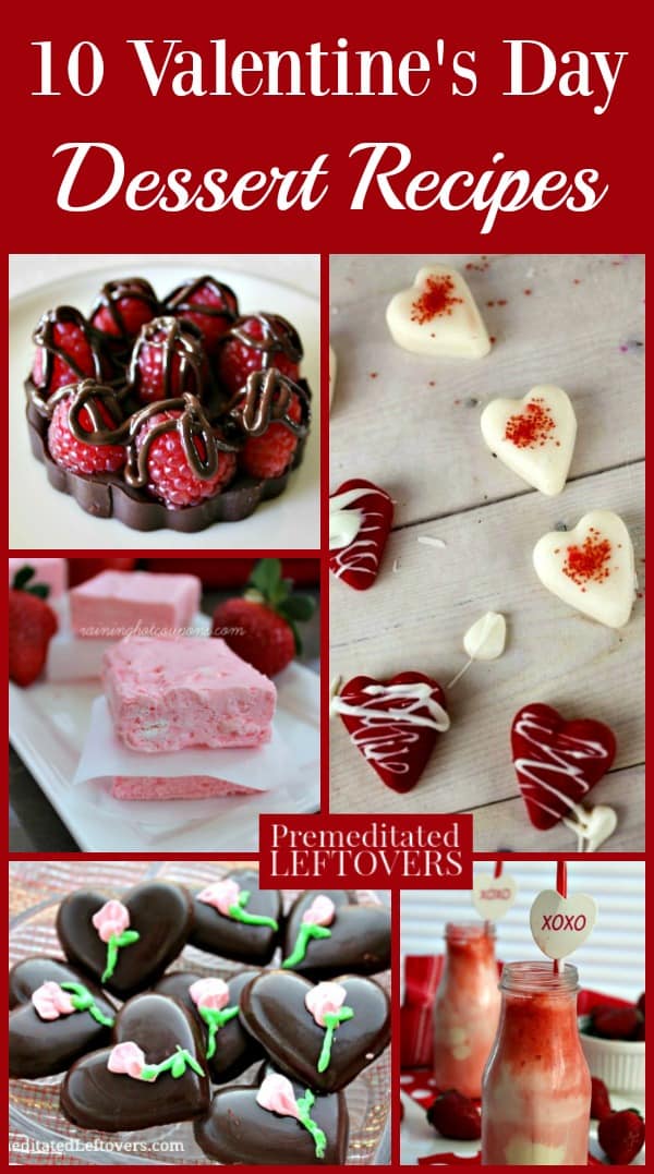 A round-up of Valentine's Day dessert recipes that are perfect for Valentine's Day parties, Valentine's Day gifts, or a family celebration.