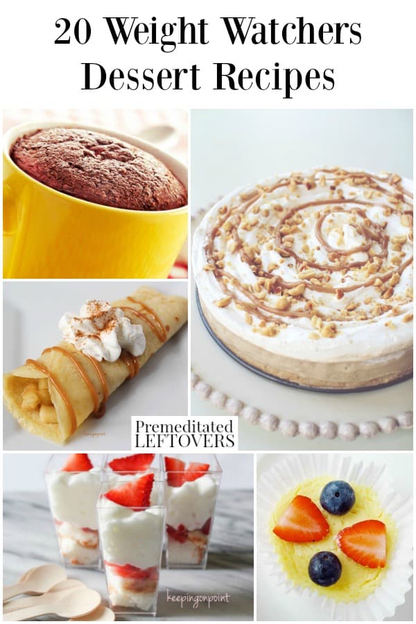 Weight Watchers dessert recipes that are 6 points or less