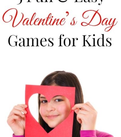 5 Valentine's Day Games for Kids- These games are a great way for kids to celebrate Valentine's Day. Use them for parties or for some family fun at home.