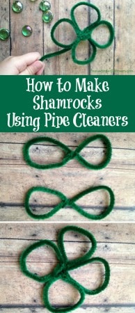 How to Make Shamrocks Using Pipe Cleaners