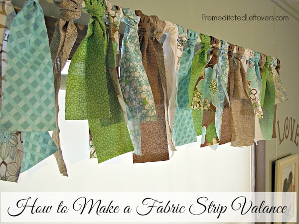 How to Make a Fabric Strip Valance