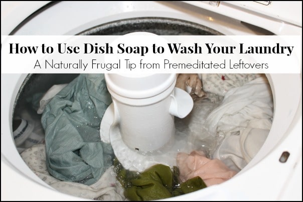 Can I use dish soap to wash clothes