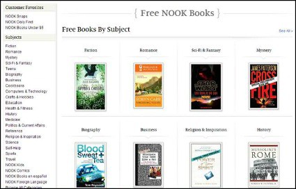 free books for nook